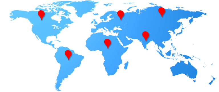 Geographical Reach of our market analysts